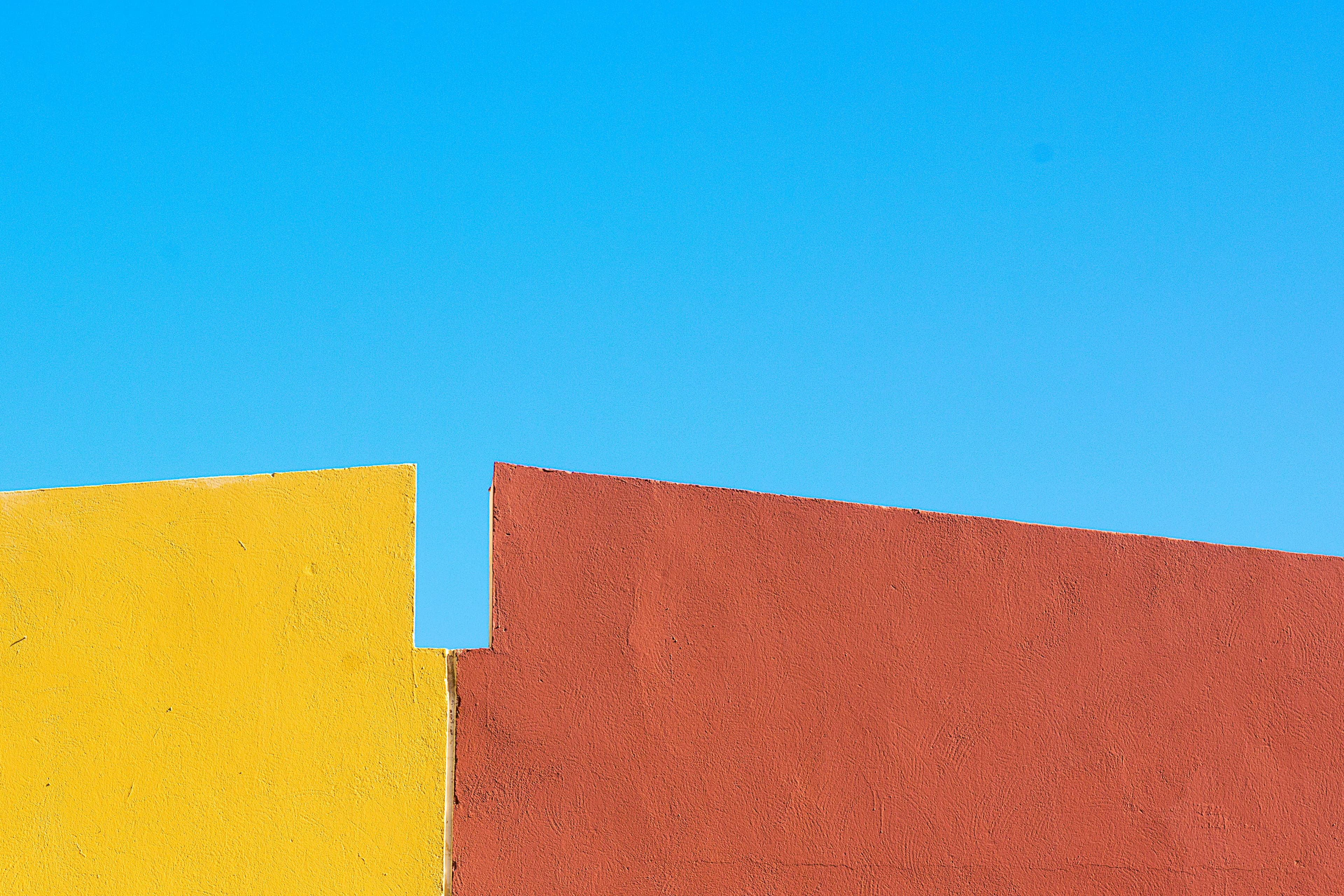 A colorful painted surface used as a style reference