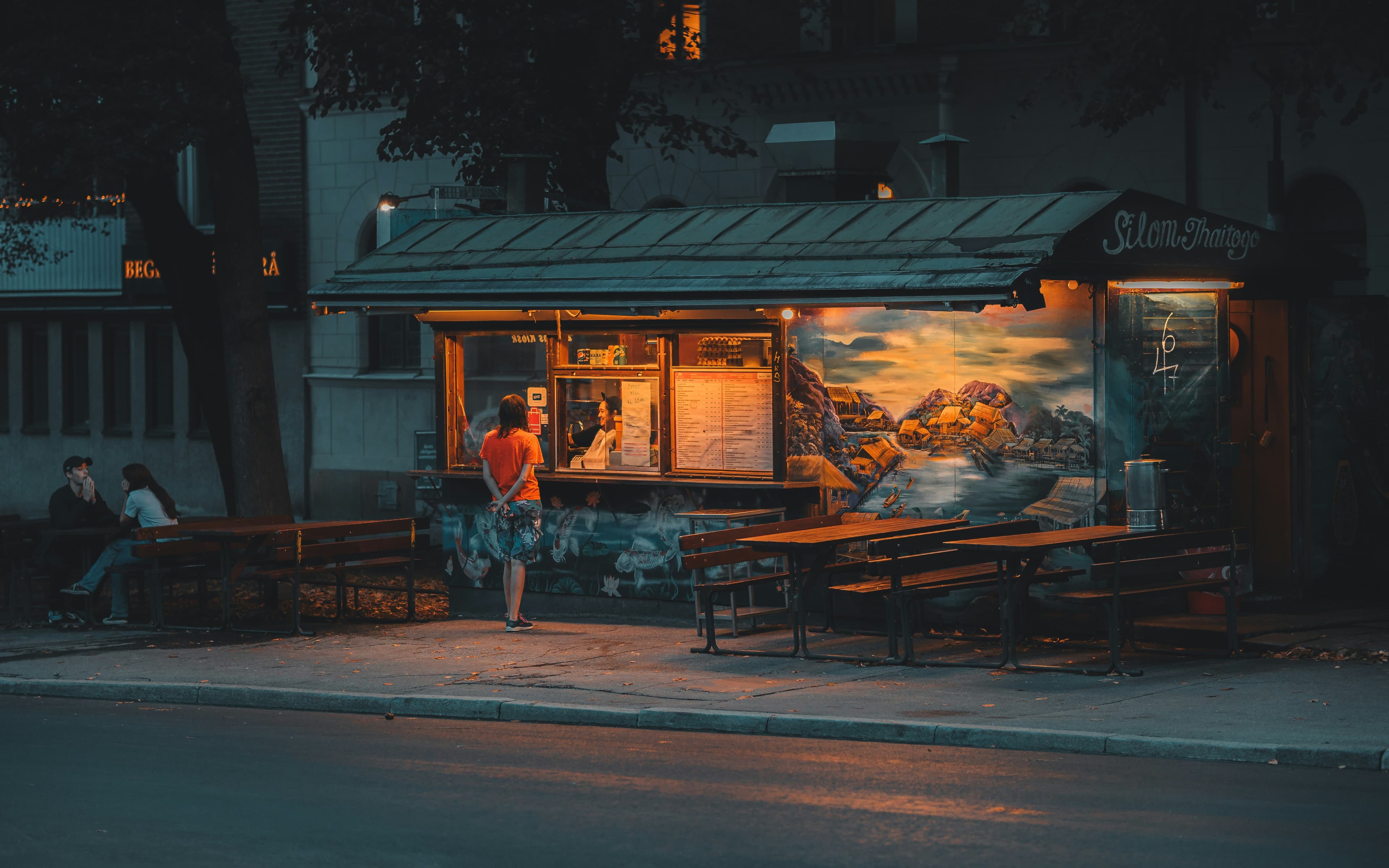A city street used as a sample media workflow input